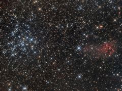 NGC 1528, SH2 209 LRGB (Perseus)